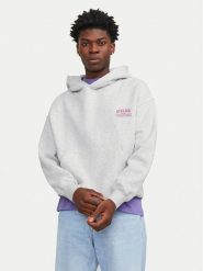 Jack & Jones Bluza Santorini 12253126 Biały Oversize. Białe bluzy męskie Jack & Jones, m, bez wzorów, z bawełny, bez kaptura. Za 139.99 zł.