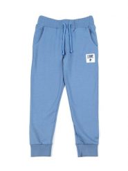Spodnie dresowe Leone Tie Dye dla chłopców z mankietami. Niebieskie spodnie sportowe dla chłopców LEONE 1947 APPAREL, bez wzorów, z dresówki, na fitness i siłownię. Za 63.11 zł.
