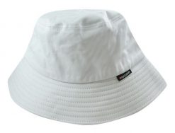 Kapelusz Rybacki Biały, Letni Bucket Hat, Wakacyjny, Przeciwsłoneczny. Białe czapki i kapelusze męskie Pako Jeans, na lato, bez wzorów, z bawełny, wakacyjne. Za 35.00 zł.