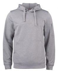 Clique Basic Active Hoody – unisexowa bluza z kapturem z poliestru. Szare bluzy męskie CLIQUE, m, bez wzorów, z kapturem. Za 190.50 zł.