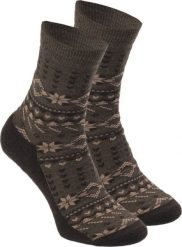 FITANU Damskie skarpety wysokie Fitanu Norwocksm000280429 chocolate scandinavian print rozmiar 35-38. Czarne skarpety damskie Fitanu, bez wzorów. Za 69.98 zł.