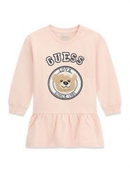 Guess Bluza K6YK02 K3831 Różowy jasny Regular Fit. Czerwone bluzy dla dziewczynek Guess, z aplikacjami, z bawełny, bez ramiączek, bez kaptura. Za 154.99 zł.