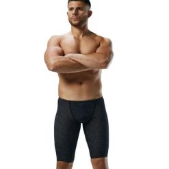 Spodenki męskie TYR Lapped jammer. Czarne kąpielówki męskie TYR, m, bez wzorów, do pływania. Za 299.99 zł.