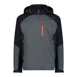 Kurtka przeciwdeszczowa męska CMP Fayro Jacket. Czarne kurtki snowboardowe męskie CMP, m, bez wzorów, bez kaptura, narciarskie. Za 384.99 zł.