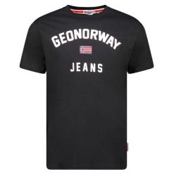 T-Shirt Geographical Norway JASSIER MEN 254 czarny męska (SY1361H/GN-Black). Czarne t-shirty męskie Geographical Norway, m, bez wzorów, sportowe, bez kołnierzyka. Za 79.00 zł.