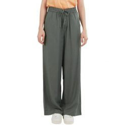 Długie spodnie damskie Fundango Poppy. Zielone spodnie materiałowe damskie Fundango, xs, bez wzorów, z wiskozy, z podwyższonym stanem. Za 183.00 zł.
