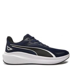 Buty do biegania Puma. Niebieskie buty sportowe męskie Puma, bez zapięcia, do biegania. Za 209.99 zł.