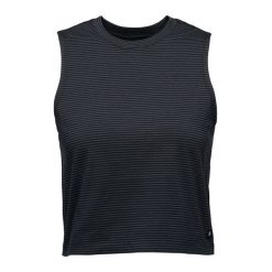 Damski podkoszulek w paski Black Diamond. Czarne koszulki sportowe damskie Black Diamond, bez wzorów, sportowe, bez kołnierzyka. Za 203.50 zł.