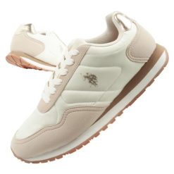 Buty sportowe sneakersy damskie U.S Polo Assn. Białe obuwie sportowe damskie U.S. Polo Assn., bez wzorów. Za 189.00 zł.