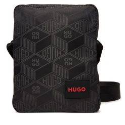 Saszetka HUGO. Czarne saszetki męskie Hugo, młodzieżowe, małe. Za 179.99 zł.