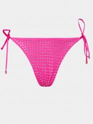 Guess Dół od bikini E4GO06 KC5Z0 Różowy. Czerwone bikini damskie Guess, xl, z aplikacjami. Za 209.99 zł.