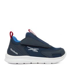 Sneakersy Reebok. Niebieskie trampki i tenisówki chłopięce Reebok, bez wzorów, bez zapięcia. Za 119.99 zł.