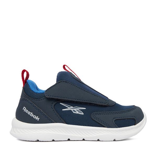 Sneakersy Reebok. Niebieskie trampki i tenisówki chłopięce Reebok, bez wzorów, bez zapięcia. Za 119.99 zł.