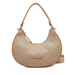 Torebka Valentino. Brązowe torebki do ręki damskie Valentino, bez wzorów, klasyczne, bez dodatków. Za 329.99 zł.