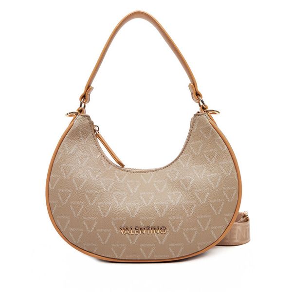 Torebka Valentino. Brązowe torebki do ręki damskie Valentino, bez wzorów, klasyczne, bez dodatków. Za 329.99 zł.