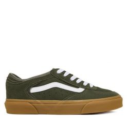 Tenisówki Vans. Brązowe trampki i tenisówki damskie Vans, bez wzorów, bez zapięcia. Za 309.99 zł.