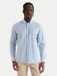 BOSS Koszula H-Liam 50562048 Błękitny Regular Fit. Niebieskie koszule męskie Boss, l, bez wzorów, z bawełny, bez kołnierzyka, bez ramiączek. Za 629.99 zł.