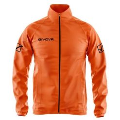 Kurtka Givova Rain Basico Fluo pomarańczowa. Brązowe kurtki sportowe męskie Givova, m, bez wzorów, do piłki nożnej. Za 71.33 zł.