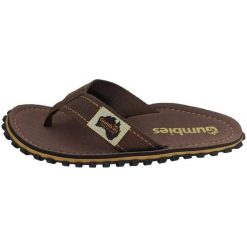 Japonki Gumbies Islander Flip-Flops Classic M GU-FFISL122 brązowe. Brązowe klapki męskie z bawełny, sportowe. Za 251.93 zł.