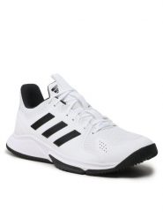 Adidas Buty halowe Bukatsu Shoes HR0626 Biały. Białe buty sportowe męskie Adidas, z materiału, bez zapięcia. Za 279.99 zł.