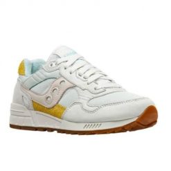 Buty do chodzenia damskie Saucony Shadow 5000. Białe obuwie sportowe damskie Saucony, bez wzorów, z jeansu, trekkingowe. Za 504.00 zł.