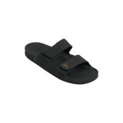 Sandały wsuwane dla Mężczyzn RIVI LEATHER Czarny. Brązowe sandały męskie Quiksilver, z gumy, bez zapięcia. Za 209.99 zł.