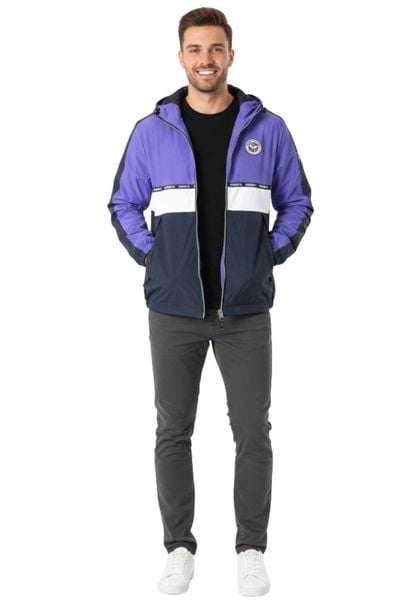Kurtka turystyczna męska Geographical Norway Aplus. Niebieskie kurtki męskie Geographical Norway, na jesień, m, bez wzorów, z materiału, trekkingowe. Za 224.49 zł.