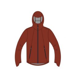 Kurtka nieprzemakalna z stałym kapturem CMP. Brązowe kurtki sportowe męskie CMP, bez wzorów, trekkingowe. Za 401.00 zł.