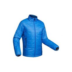 Kurtka trekkingowa Trek 100 męska. Niebieskie kurtki męskie FORCLAZ. Za 129.99 zł.