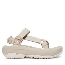 Sandały Teva. Brązowe sandały damskie Teva, bez wzorów, bez obcasa, na płaskiej podeszwie, bez zapięcia. Za 399.99 zł.