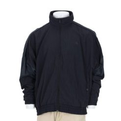 Second life - Adidas kurtka męska dresowa - Jak nowy. Czarne kurtki męskie Adidas, l, bez wzorów, z dresówki, do biegania. Za 170.36 zł.
