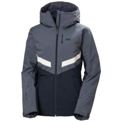Damska kurtka narciarska Helly Hansen Edge 3.0. Szare kurtki sportowe damskie Helly Hansen, na zimę, bez wzorów, bez kaptura, narciarskie. W wyprzedaży za 1,304.35 zł.