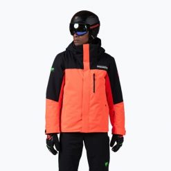 Kurtka narciarska Rossignol Hero Velika Insulated Neon Red - XXL. Brązowe kurtki męskie Rossignol, na zimę, l, bez wzorów, narciarskie. Za 1,749.00 zł.