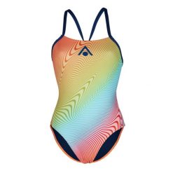 Strój do pływania Aqua Sphere Tie Back. Brązowe kostiumy jednoczęściowe damskie Aqua Sphere, l, bez wzorów, z materiału, eleganckie, do pływania. Za 124.21 zł.
