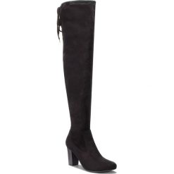 Muszkieterki CAPRICE - 9-25504-21 Black Stretch 044. Czarne kozaki damskie Caprice, z materiału. Za 269.90 zł.