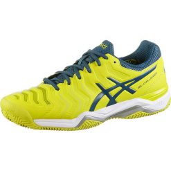 Buty "Gel-Challanger 11 Clay" w kolorze żółtym do tenisa. Buty sportowe męskie marki Asics. W wyprzedaży za 219.95 zł.