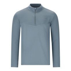 Koszulka termoaktywna z długim rękawem Endurance Ledger. Niebieskie koszulki sportowe męskie Endurance, bez wzorów, bez kołnierzyka, bez ramiączek, trekkingowe. Za 235.00 zł.