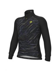 Kurtka rowerowa męska Alé Cycling Solid Byte. Czarne kurtki męskie ALÉ CYCLING, na jesień, l, bez wzorów, z elastanu, klasyczne, bez kaptura. Za 542.99 zł.