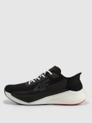 4F Buty do biegania FLOW RUN męskie - czarne 45. Czarne buty sportowe męskie 4f, z neoprenu, bez zapięcia, do biegania. Za 349.99 zł.