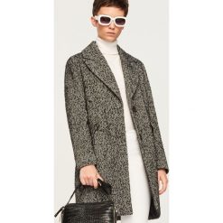 Płaszcz z domieszką wełny - Wielobarwn. Szare płaszcze damskie Reserved, z wełny. Za 249.99 zł.