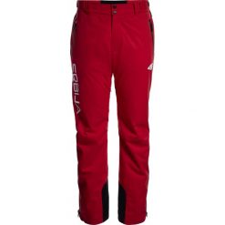 Spodnie narciarskie męskie Serbia Pyeongchang 2018 SPMN700 - czerwony wiśniowy. Czerwone spodnie snowboardowe męskie 4f, z napisami, z dzianiny. W wyprzedaży za 699.95 zł.