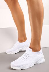 Białe Buty Sportowe Asoice. Białe obuwie sportowe damskie Born2be, z aplikacjami. Za 44.99 zł.
