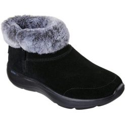 Buty Skechers On-the-go Encore - Snow-cappe, Kobiety. Czarne obuwie sportowe damskie Skechers, bez wzorów, z zamszu, na fitness i siłownię. Za 590.00 zł.