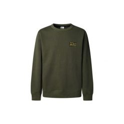 Bluza Pepe Jeans Soren. Zielone bluzy męskie Pepe Jeans, m, bez wzorów, z jeansu, bez kaptura. Za 257.05 zł.