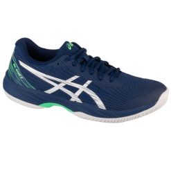 Buty do tenisa męskie Asics Gel-game 9. Niebieskie buty sportowe męskie Asics, bez zapięcia, tenisowe. W wyprzedaży za 468.05 zł.