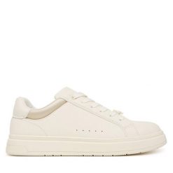 Sneakersy Calvin Klein. Białe trampki i tenisówki chłopięce Calvin Klein, bez wzorów, bez zapięcia. Za 459.99 zł.