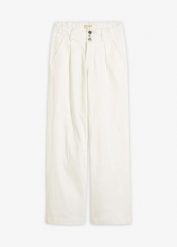 Jeansy wide leg, high waist z wygodną talią. Niebieskie jeansy damskie bonprix, z podwyższonym stanem. Za 117.99 zł.