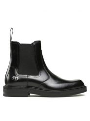 KARL LAGERFELD Sztyblety KL11443 Czarny. Czarne botki męskie KARL LAGERFELD, bez wzorów, ze skóry, bez zapięcia. Za 1,299.00 zł.