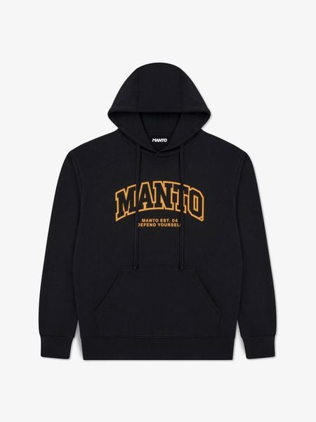 MANTO bluza z kapturem VARSITY 26 czarna. Czarne bluzy męskie Manto, m, bez wzorów, z bawełny, z kapturem. Za 289.99 zł.