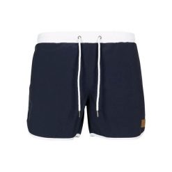 Strój kąpielowy Urban Classic retro. Białe krótkie spodenki sportowe męskie Urban Classics, m, bez wzorów, do pływania. Za 85.70 zł.